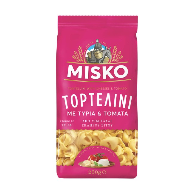 Misko Τορτελίνι Με Τυρί και Τομάτα 250gr