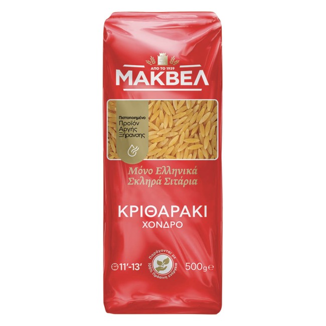 Μάκβελ Κριθαράκι Χονδρό 500gr