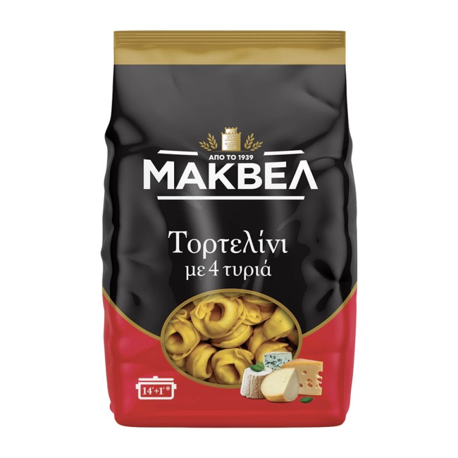 Μάκβελ Τορτελλίνι 4 Τυρια  250gr