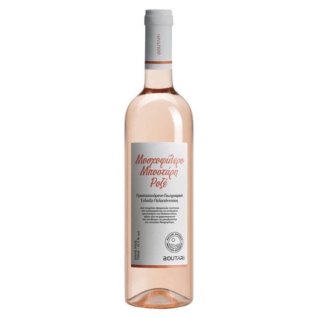 Μπουτάρη Μοσχοφίλερο Ροζέ Οίνος 750ml