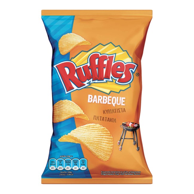 Ruffles Πατατάκια Κυματιστά Barbeque 120g