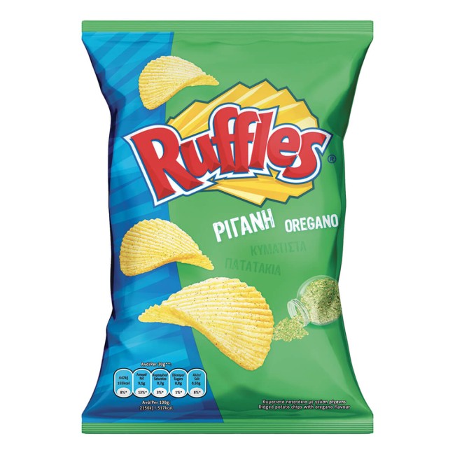 Ruffles Πατατάκια Κυματιστά Με Ρίγανη 140g