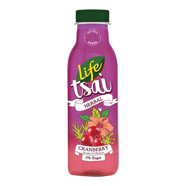 Δέλτα Life Tsai Ice Rooibos Tea Cranberry Ιβίσκος 500ml