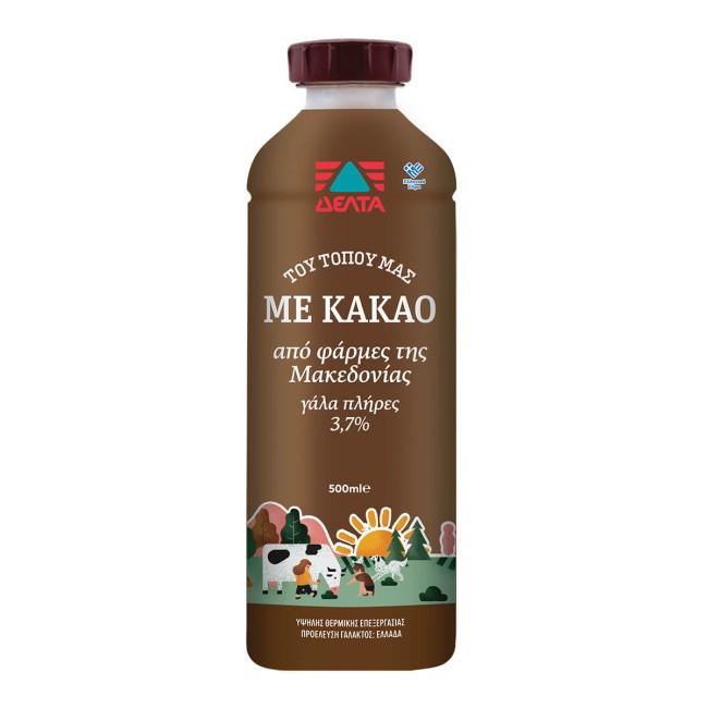 Δέλτα του Τόπου μας Σοκολατούχο Γάλα 500ml