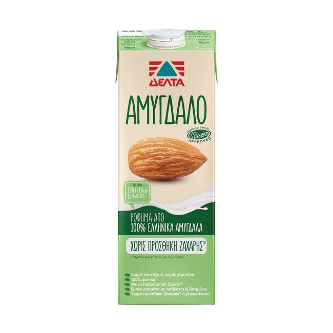 Δέλτα Ρόφημα Αμυγδάλου Χωρίς Ζάχαρη 1lt