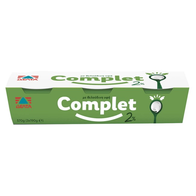 Δέλτα Complet Γιαούρτι 2% 3x190gr