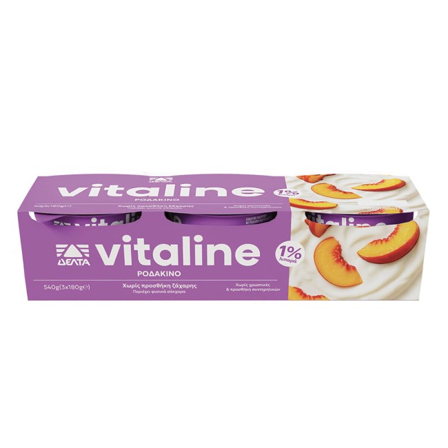Δέλτα Vitaline Ροδάκινο 3x180gr