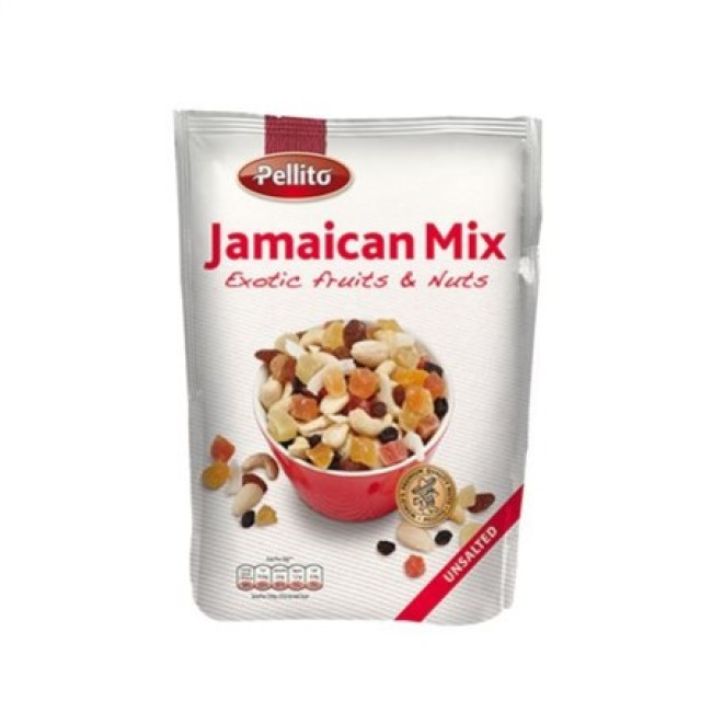 Pellito Jamaican Mix Ανάμεικτοι Ξηροί Καρποί & Φρούτα 125gr