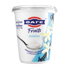 ΦΑΓΕ Fruits Επιδόρπιο Στραγγιστού Γιαουρτιού με Βανίλια 380g