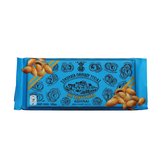 Παυλίδης Υγείας με Αμύγδαλα 100gr