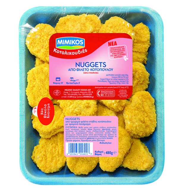 Μιμίκος Nuggets Κοτόπουλο 480gr