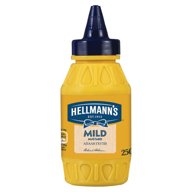 Hellmann's Μουστάρδα Απαλή 250gr