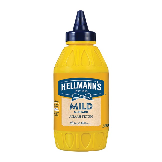 Hellmann's Μουστάρδα Απαλή 500gr