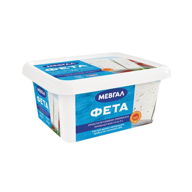 ΜΕΒΓΑΛ Φέτα Π.Ο.Π Τάπερ 400g