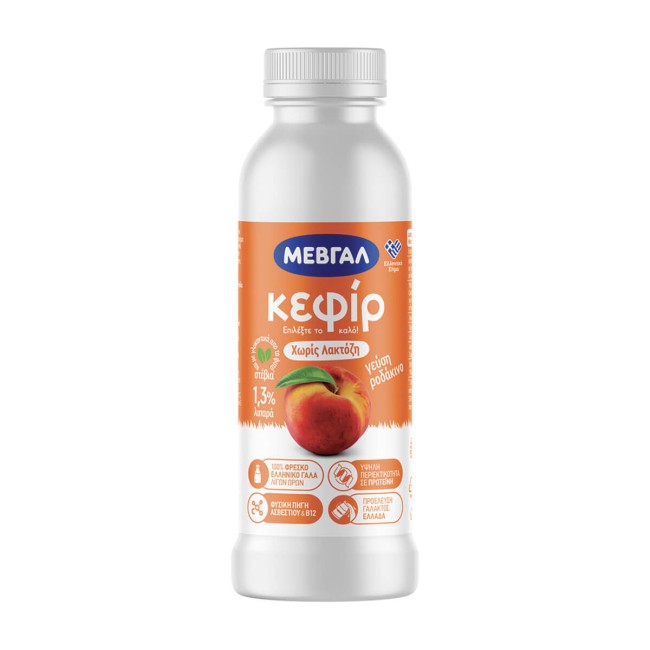 Μεβγάλ Κεφίρ Ροδάκινο Χωρίς Λακτόζη 330ml