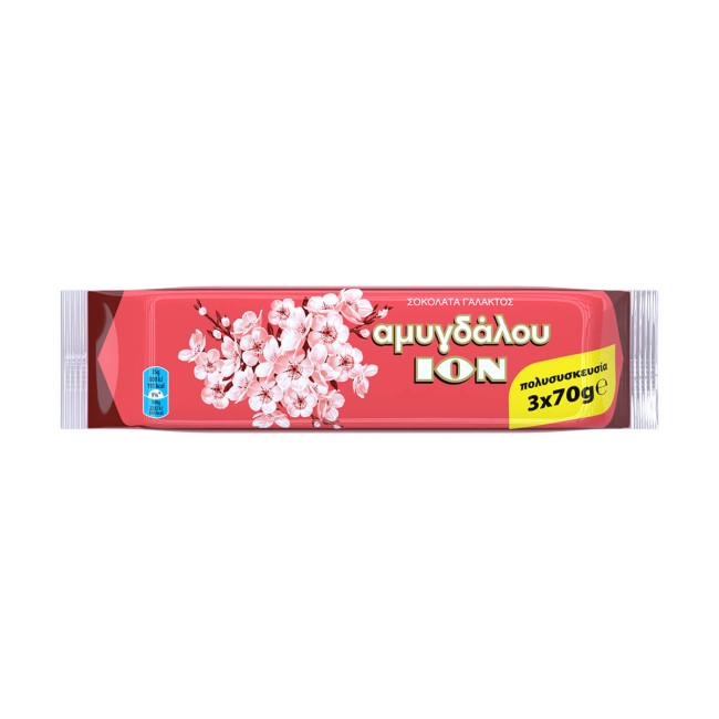 ΙΟΝ Σοκολάτα Αμυγδάλου 3x70gr