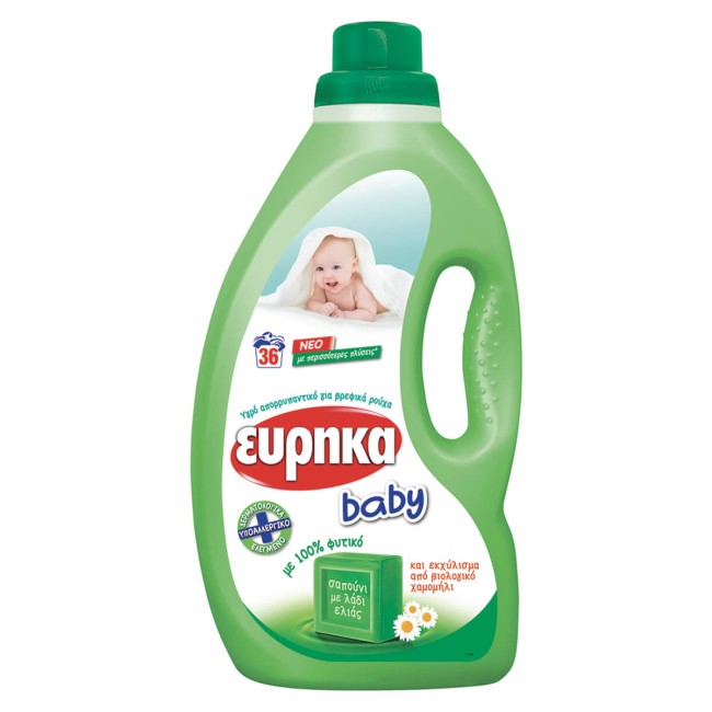 Εύρηκα Baby Υγρό Απορρυπαντικό 1,8Lt