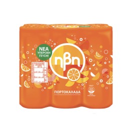 Ήβη Πορτοκαλάδα με Ανθρακικό 6x330ml
