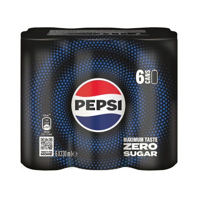 Pepsi Zero Αναψυκτικό 6x330ml