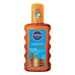 Nivea Sun Protect & Bronze Λάδι Ενεργοποίησης Μαυρίσματος SPF30 200ml