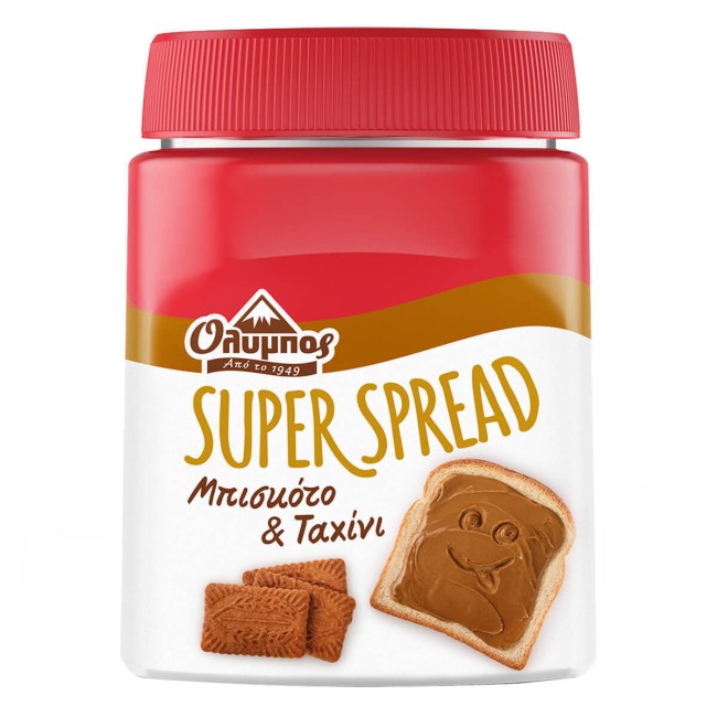 Όλυμπος Super Spread Μπισκότο Και Ταχίνι 350gr Όλυμπος Super Spread Μπισκότο Και Ταχίνι 350gr