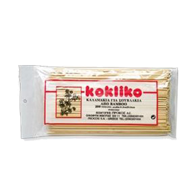 Καλαμάκια για Σουβλάκια Χονδρά 200τμχ 21,5cmX3,2mm