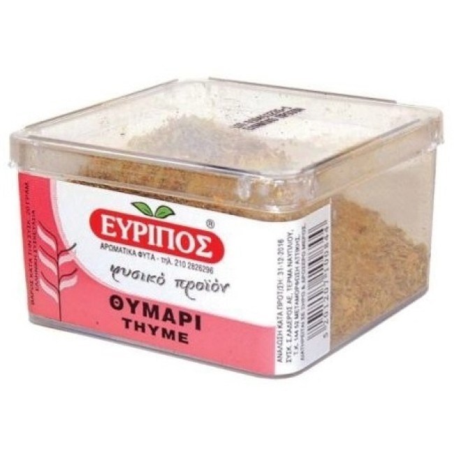 Εύριπος Θυμάρι Πλαστικό Κουτί 20gr Εύριπος Θυμάρι Πλαστικό Κουτί 20gr