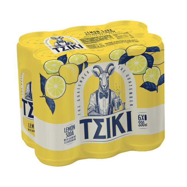 Τσίκι Soda Λεμόνι 6x330ml