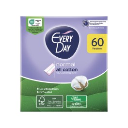 Everyday Σερβιετάκια  All Cotton Normal Eco 60τμχ Everyday Σερβιετάκια  All Cotton Normal Eco 60τμχ