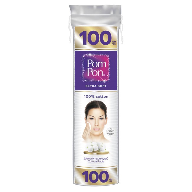 Pom Pon Δίσκοι Ντεμακιγιάζ 100τμχ Pom Pon Δίσκοι Ντεμακιγιάζ 100τμχ