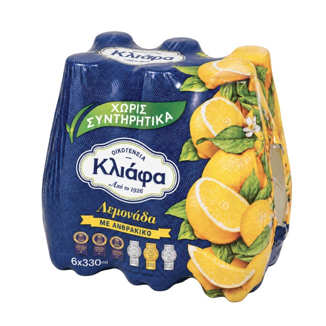Κλιάφα Αναψυκτικό Λεμονάδα 6x330ml
