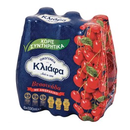Κλιάφα Αναψυκτικό Βυσσινάδα 6x330ml