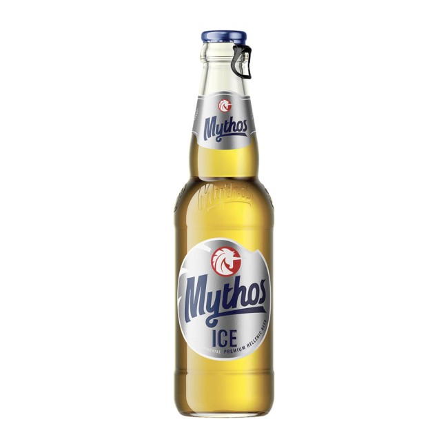 Mythos ICE Lager Mπύρα Φιάλη 330ml (Μη Επιστρεφόμενη)