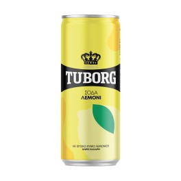 Tuborg Σόδα με Λεμόνι χωρίς ζάχαρη Κουτί 330ml