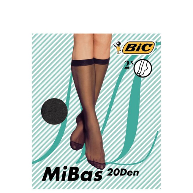 Bic Mibas Καλτσάκι 20D Μαύρο