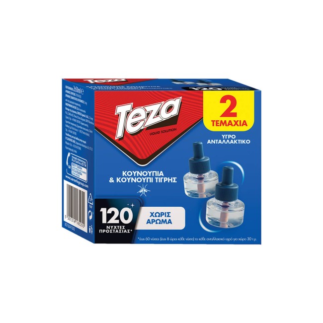 Teza Fik Υγρό Ανταλλακτικό 60 Νύχτες 30ml x2τμχ