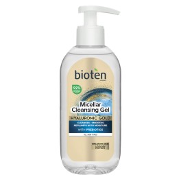 Bioten Gel Καθαρισμού Προσώπου Hyaluronic Gold Για Όλα τα Δέρματα 200ml