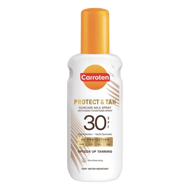 Carroten Γαλάκτωμα Σώματος Tan & Protect Spray SPF30 200ml