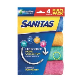 Sanitas Πανί Μικροϊνών Home Color 4τμχ