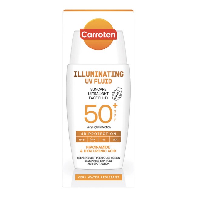 Carroten Illuminating Fluid Αντηλιακή Κρέμα Προσώπου SPF50+ 40ml
