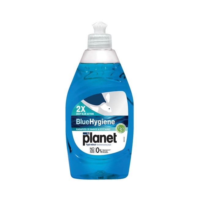 Planet Υγρό Απορρυπαντικό Πιάτων Blue Hygiene 425ml
