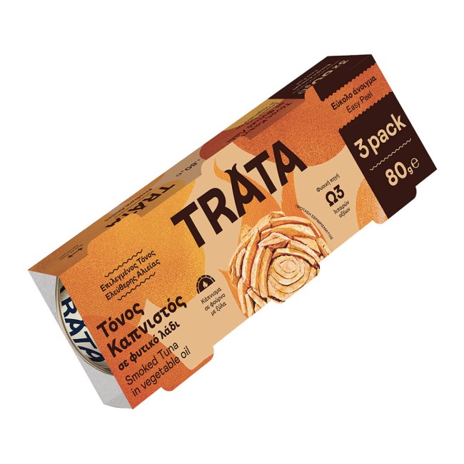 Trata Τόνος Καπνιστός 80g x 3 Trata Τόνος Καπνιστός 80g x 3