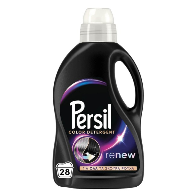 Persil Renew Black Απορρυπαντικό για Σκούρα Ρούχα 1,40L 28μεζ