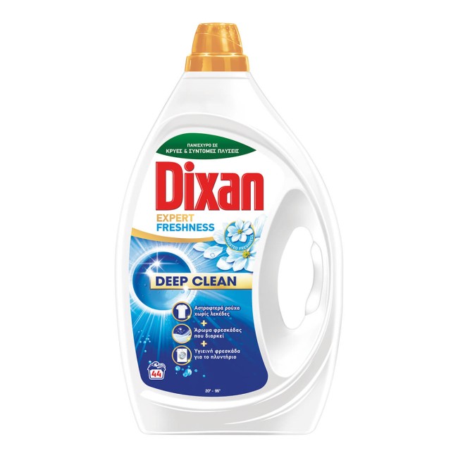Dixan Υγρό Πλυντηρίου Ρούχων Expert Freshness 44 Μεζ