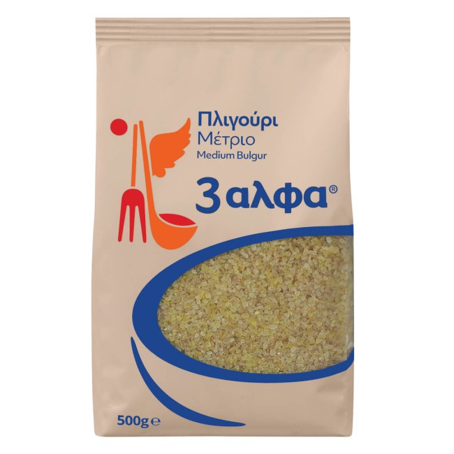 3άλφα Πλιγούρι Μέτριο 500g