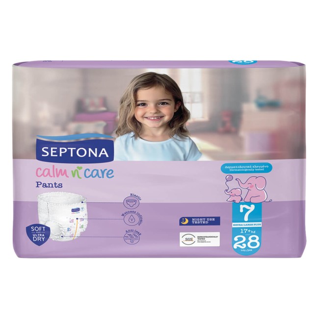 Septona Calm N Care Πάνες Βρακάκι No.7 XLarge 36τμχ