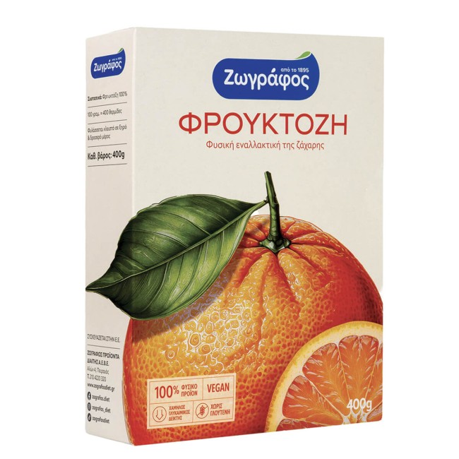 Ζωγράφος Φρουκτόζη 400g