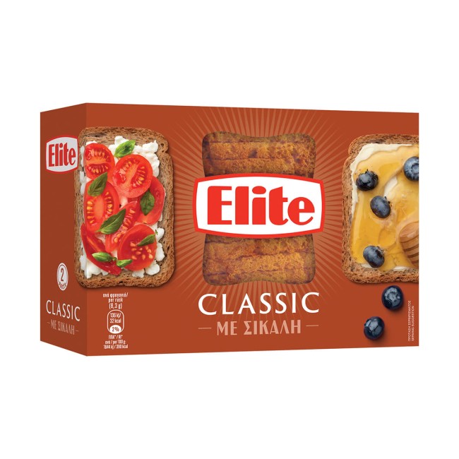 Elite Φρυγανιές Σίκαλης 180gr