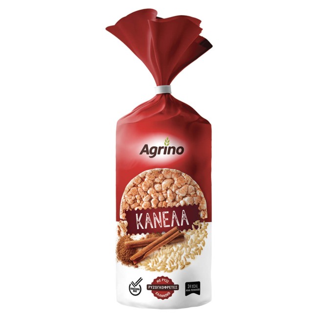 Agrino Ρυζογκοφρέτες με Κανέλα 115gr (gluten free)
