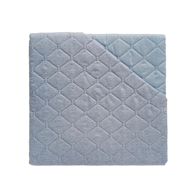 Κουβερλί Λινό Μικροϊνών Μπλέ 160x220cm Κουβερλί Λινό Μικροϊνών Μπλέ 160x220cm